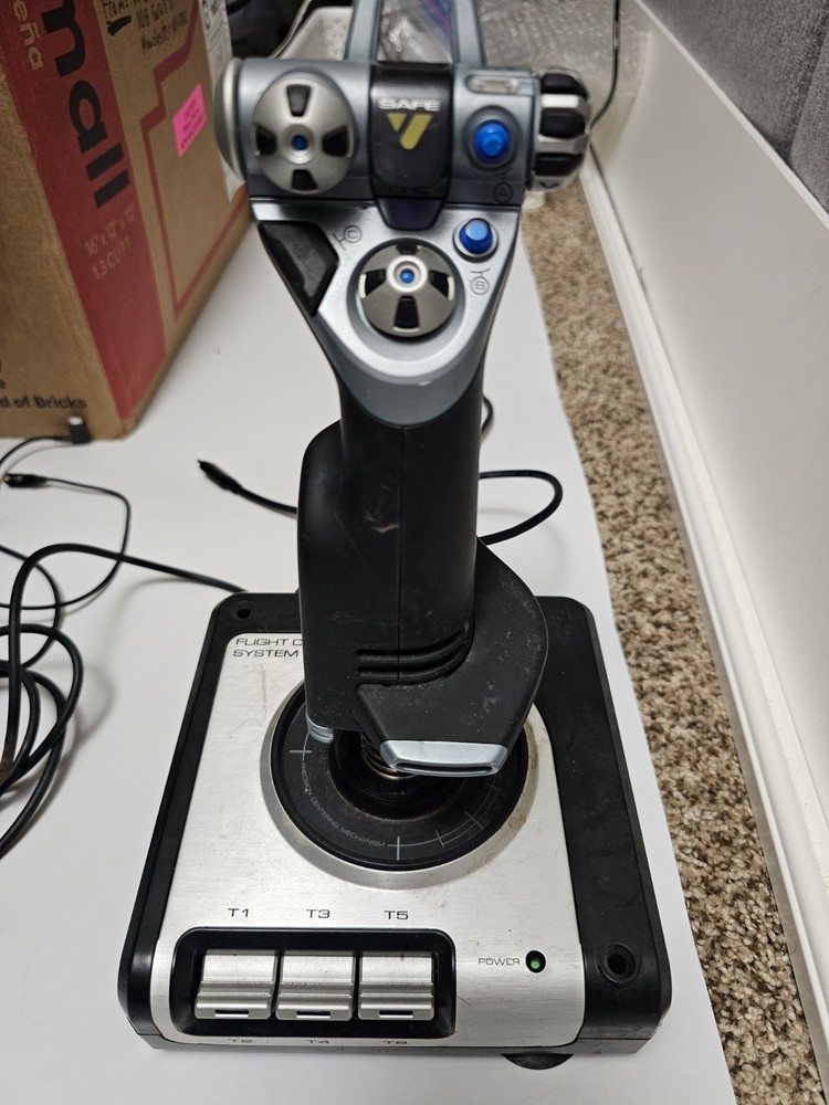 Logitech G Saitek X52 Pro Flight Control System Simulator Joystick Only
