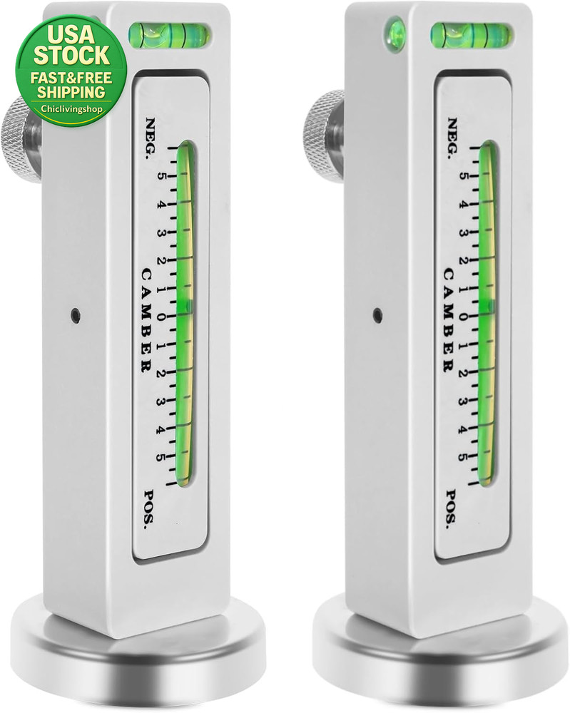 Adjustable Magnetic Gauge Tool Wheel Camber Caster Alignment 2 Pack