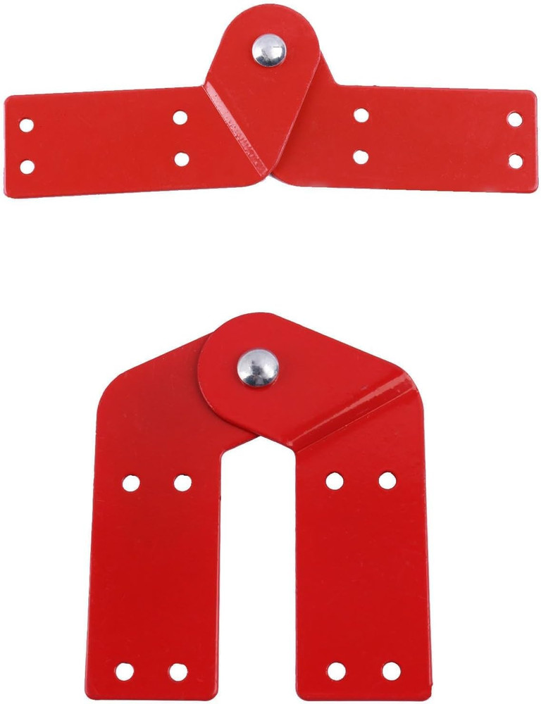 2Pcs Attic Ladder Hinge Pull Down Attic Stair Parts Replacement Kit Herringbo...