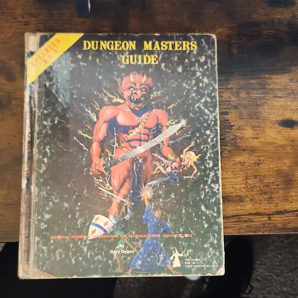 TSR Advanced Dungeons & Dragons Dungeon Master's Guide 1979 12+ Years