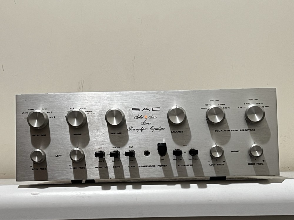 SAE Mark 1 One Preamplifier