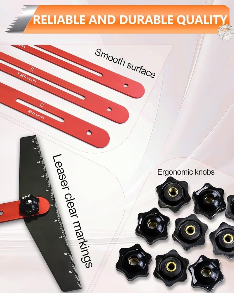 Multi-Functional Stair Tread Tool Kit - Ideal for Home Woodworking Projects