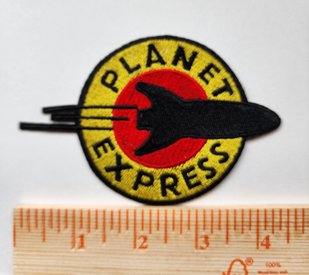 Iron On Patch featuring Futurama Inspired Planet Express