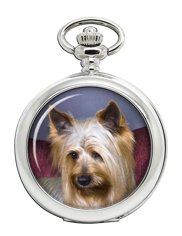 Australian Silky Terrier Pocket Watch