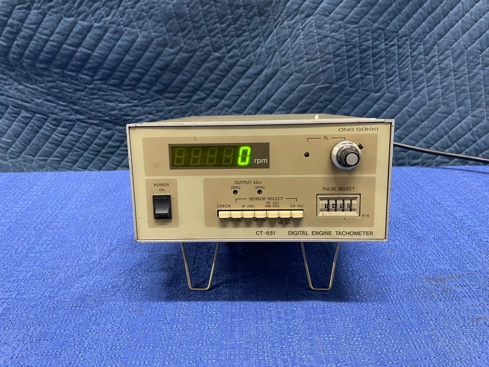 Ono Sokki CT-651 Digital Engine Tachometer