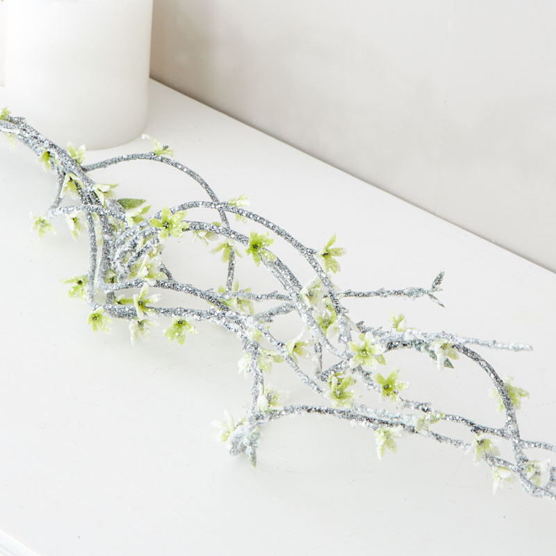 Sparkling Twig and Leaf Spray