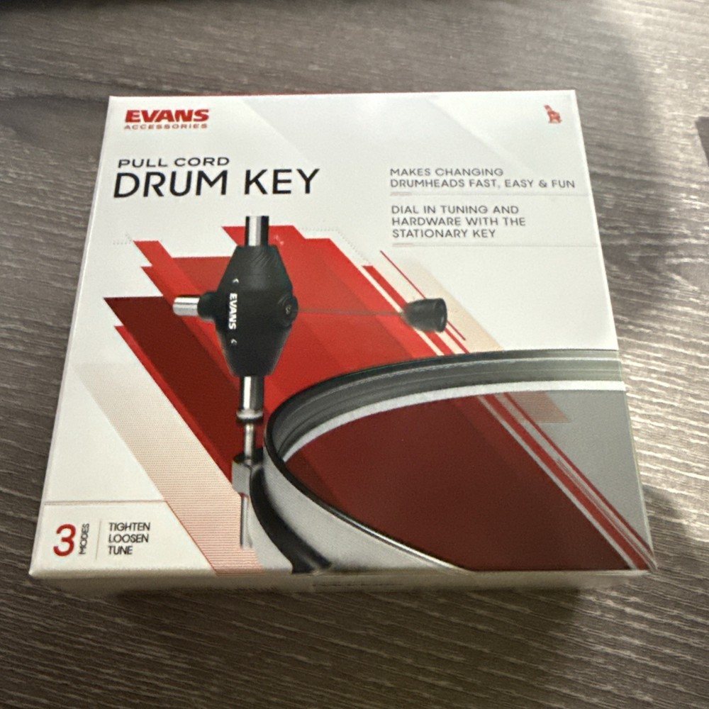 Evans Pull Cord - Drum Key Tuner - | FREE SHIPPING