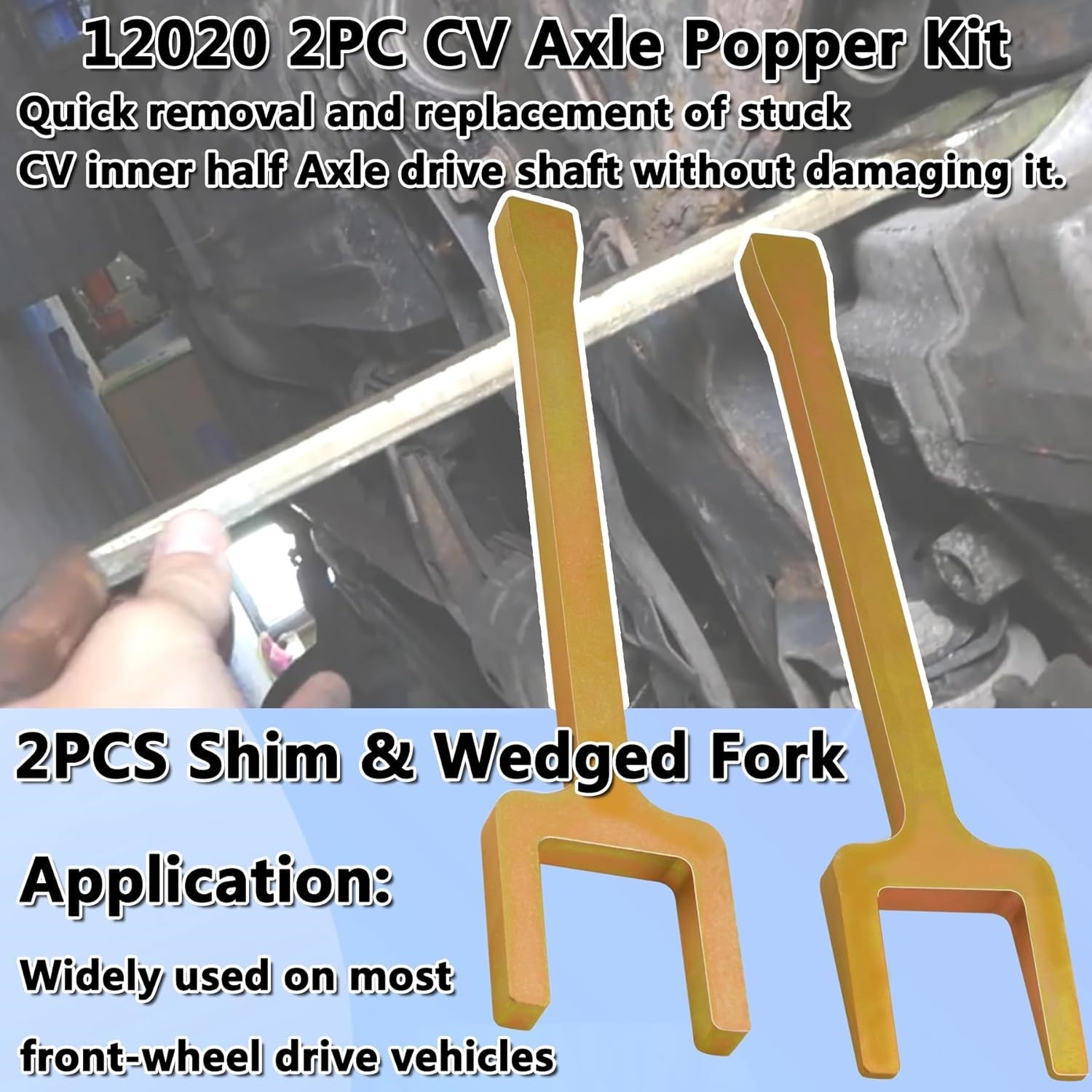 Inner CV Axle Removal Tool Popper Puller for Front Wheel Drive FWD Half Shaft