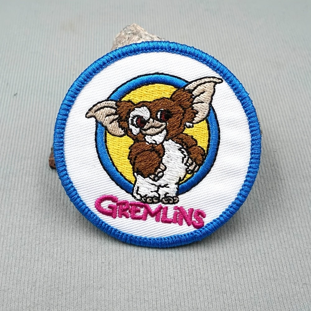 STUNNING "GREMLINS" EMBROIDERED IRON-ON PATCH...