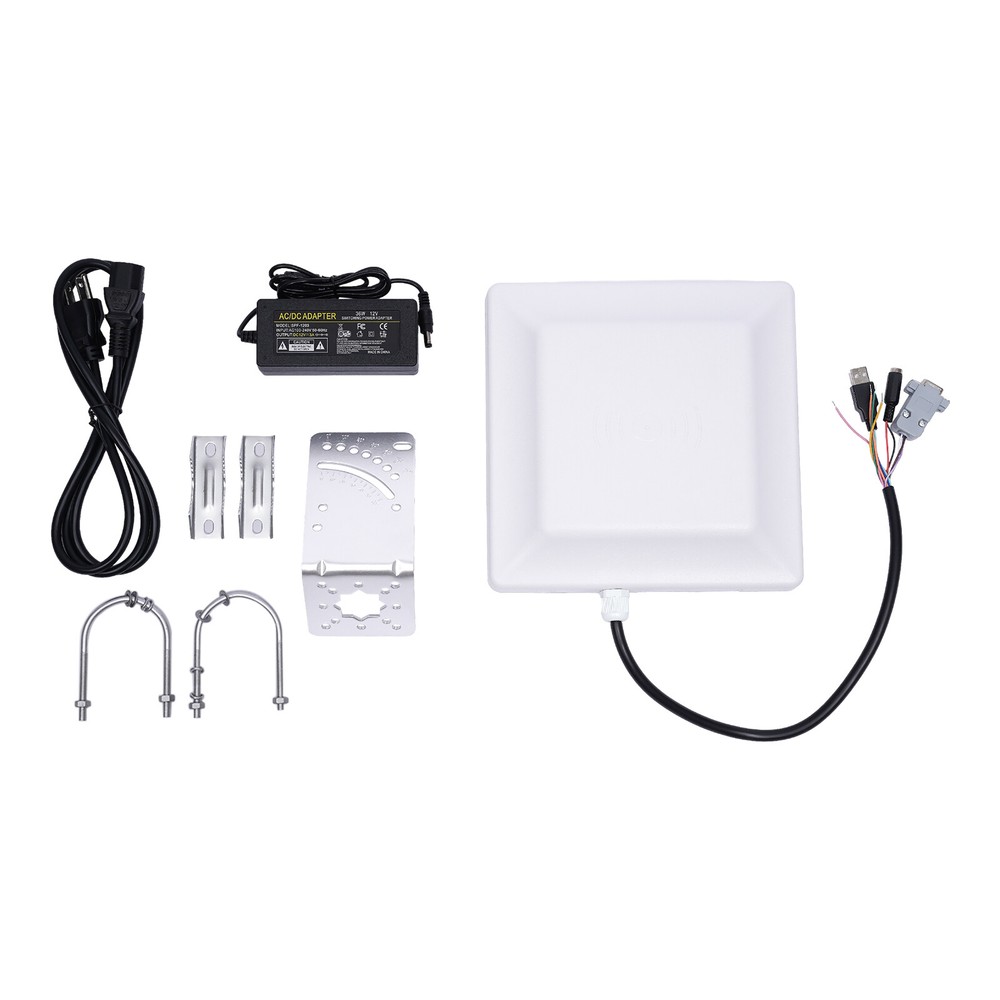 Long Range Card Reader UHF RFID 5M 8dbi Antenna Parking System Access Control US