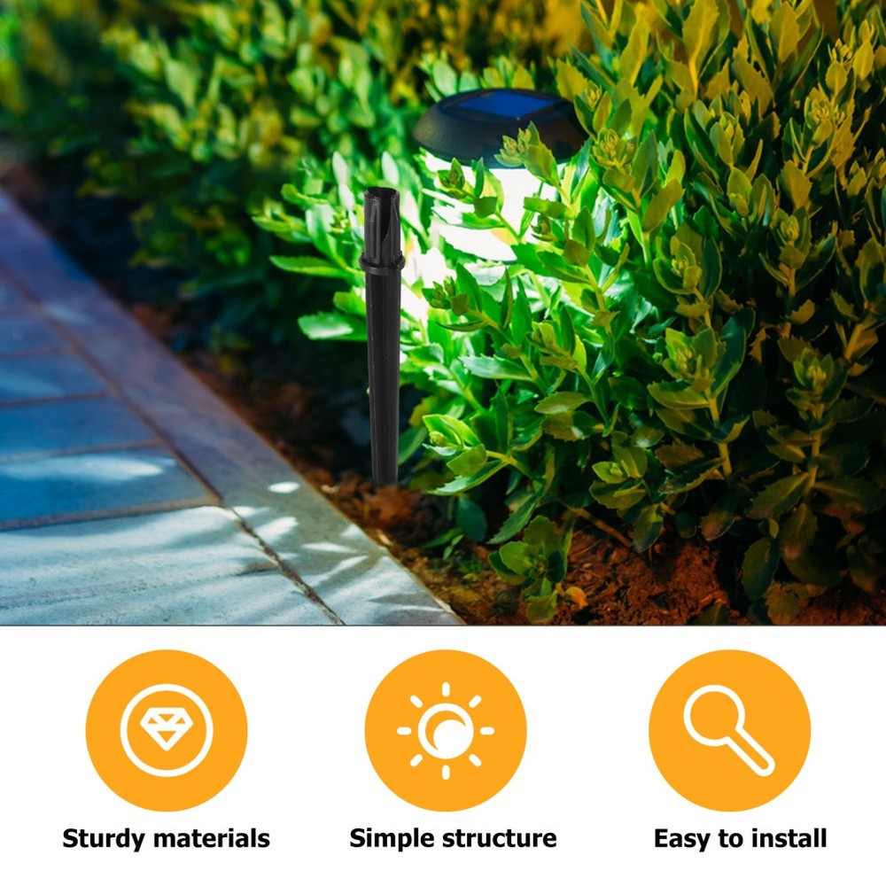 20 Pcs Plastic Lights Replacement Stakes Landscape Spike Solar Part