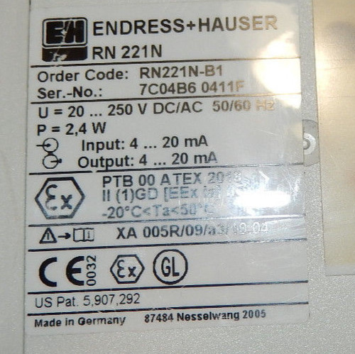 Endress+Hauser RN 221N 2x pieces