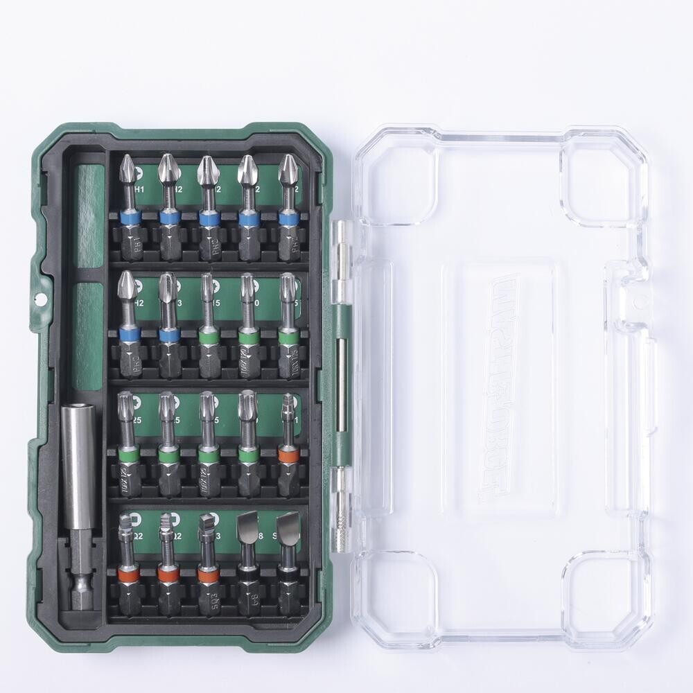 Masterforce Torsion Zone Assorted Impact Drive Bit Set 21 Pieces Tool Driver