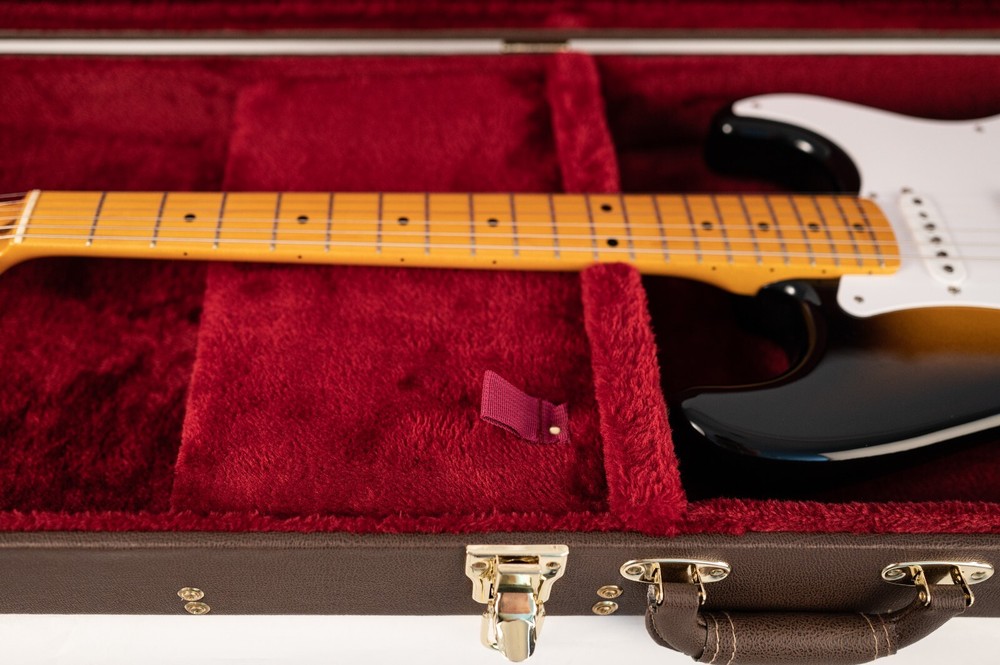 Hard-Shell Electric Guitar Case (Brown)