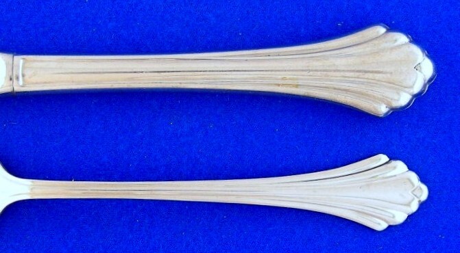 Oneida Bancroft Dinner Fork 7 3/8" Stainless Flatware Silverware Ridged