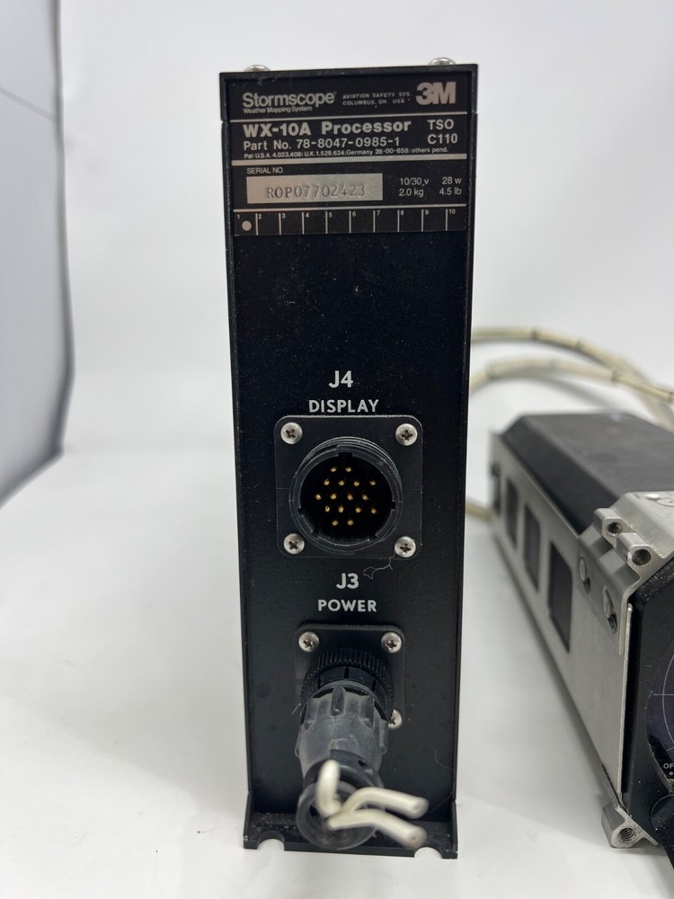 Stormscope Complete WX-10A Setup: Display, Processor & Antenna - WORKING PACKAGE