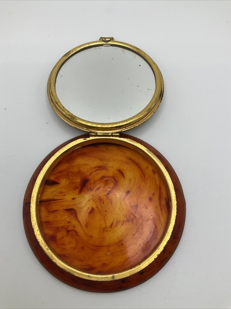 Antique Embroidered Dry Powder Container