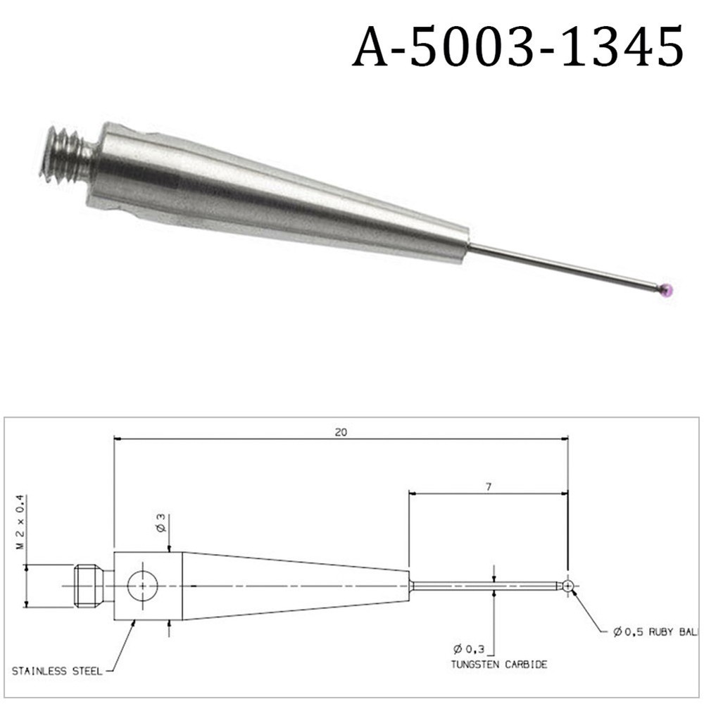Efficient M2 CMM Probe with 0 5mm Ball for Precision Measurement Tasks