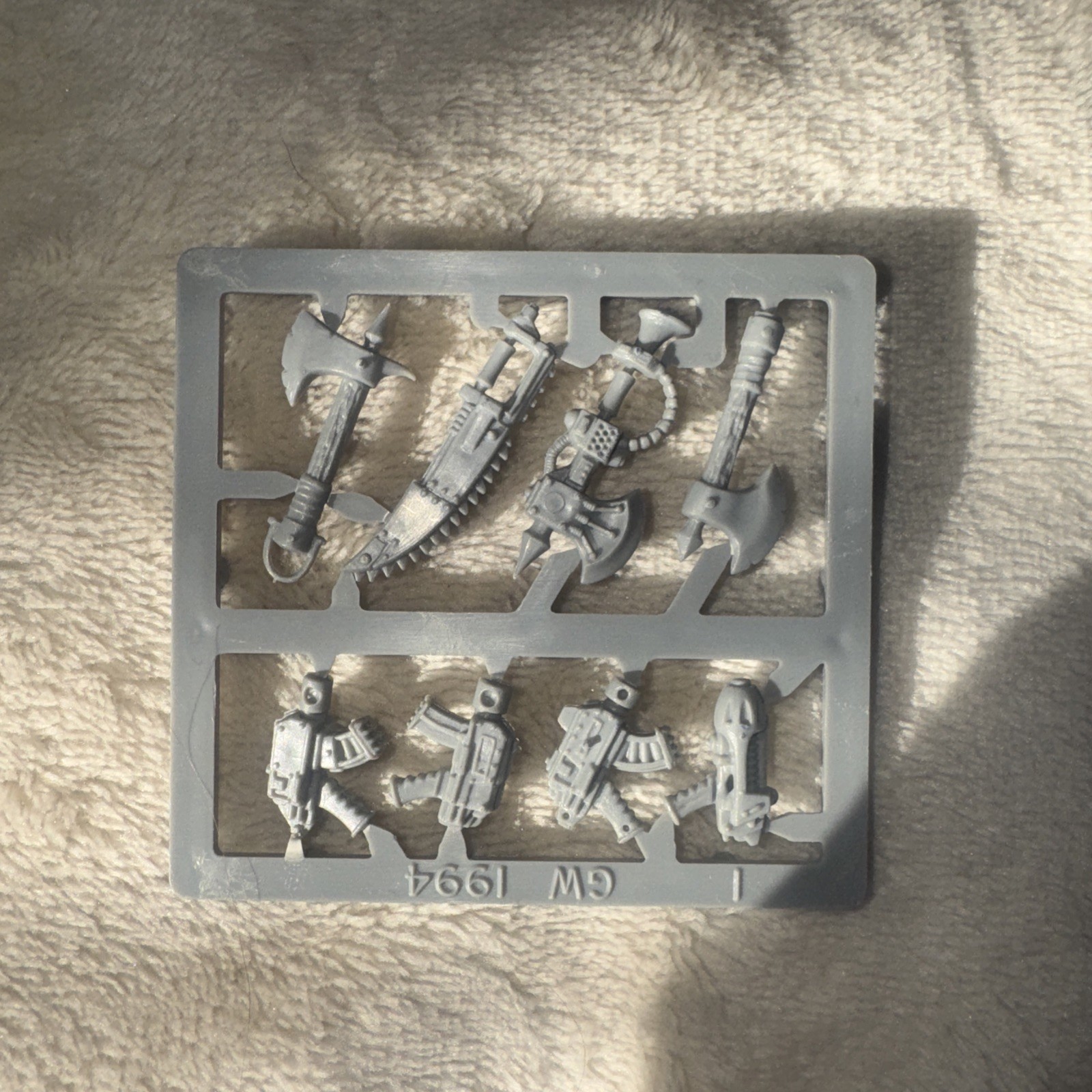 Warhammer 40K - Early edition Ork Weapons sprue. Rare.