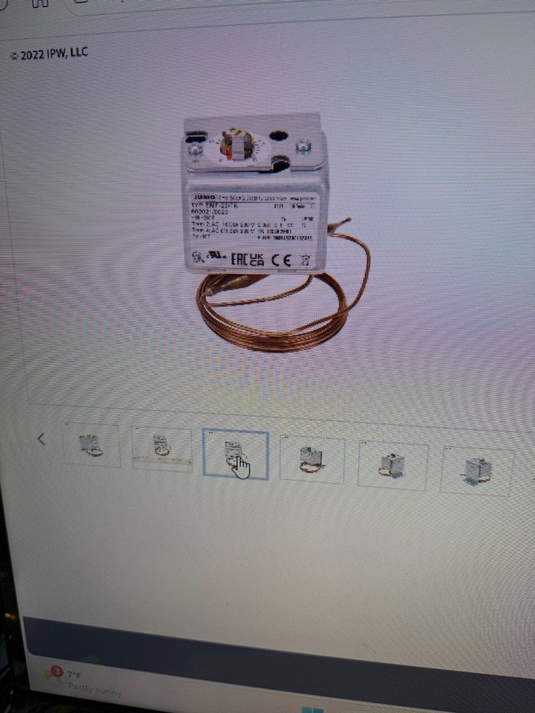 EMF-23 -TK JUMO: RBI 14-0010 TEMP CONTROLLER