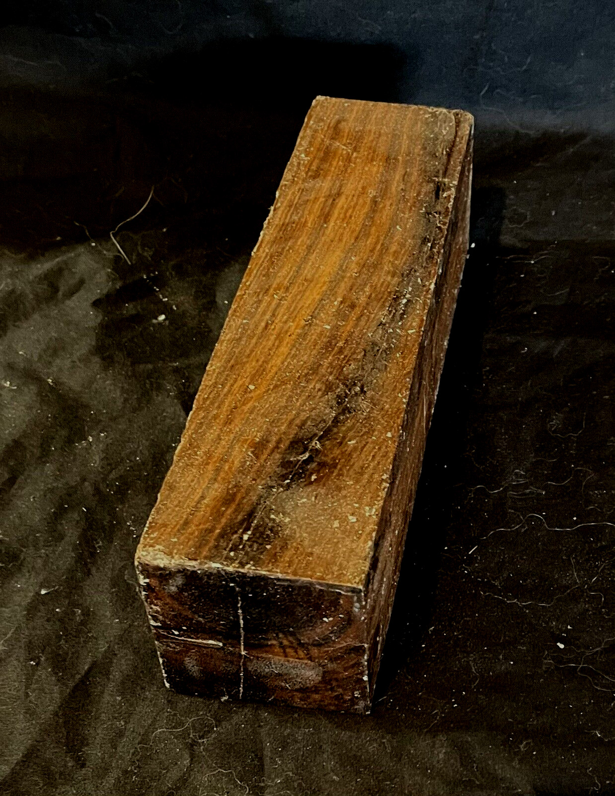 1 Real Lignum Vitae 1.5x1.5x6 Guaiacum Cracked Wood Bossing Mallets Tools Handle