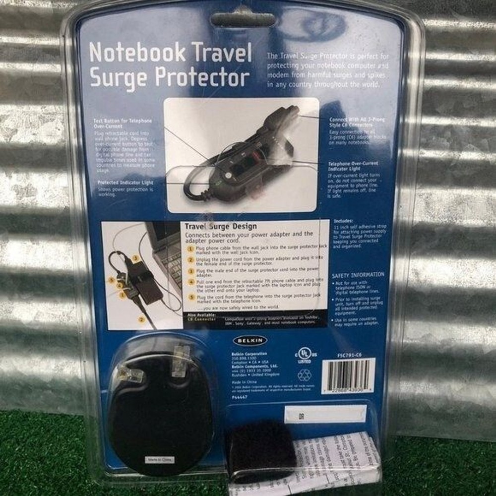 Belkin notebook travel surge protector
