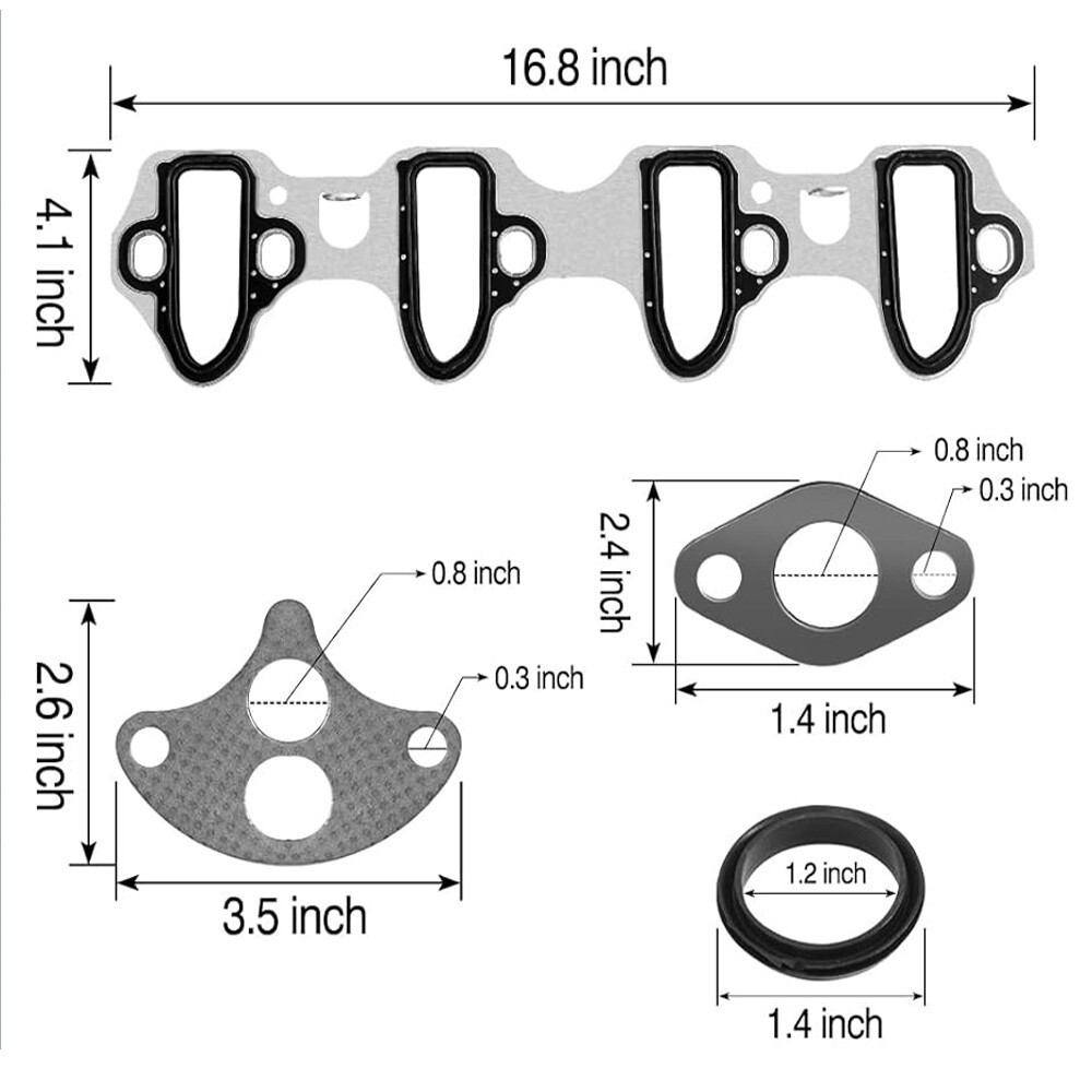 For Fel-Pro Intake Manifold Gasket Set For Chevrolet LS 5.3L 4.8L 6.0L 6.2 NEW