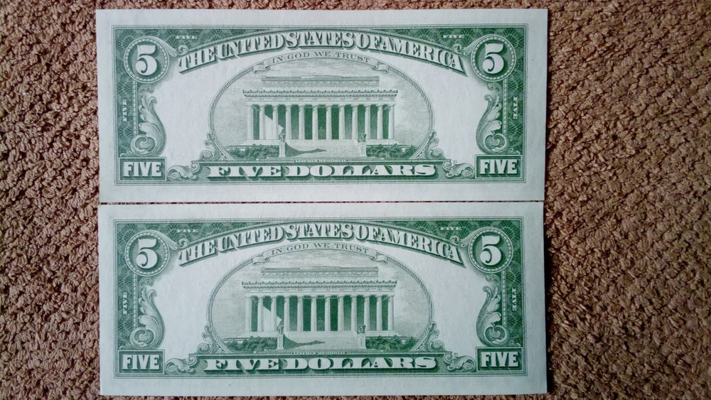 1963 SERIES A $5 FIVE DOLLAR CONSECUTIVE PAIR BANKNOTES, GEMU, CHICAGO-ISSUED