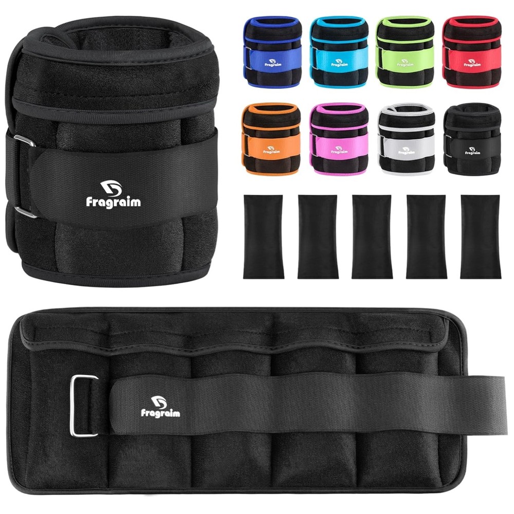 Adjustable Ankle Weights 3 LBS Pair – Comfortable for All Workouts