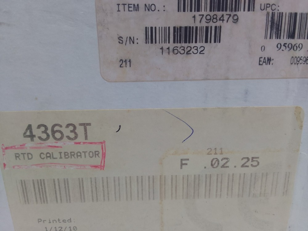 ALTEK RTD CALIBRATOR MODEL 211