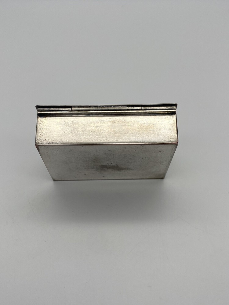 Vintage Cigarette Box Or Trinket Box Crescent Silverware MFG CO. INC.