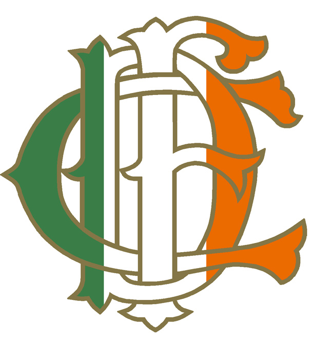 Chicago Fire Department Decal Irish Flag 4"