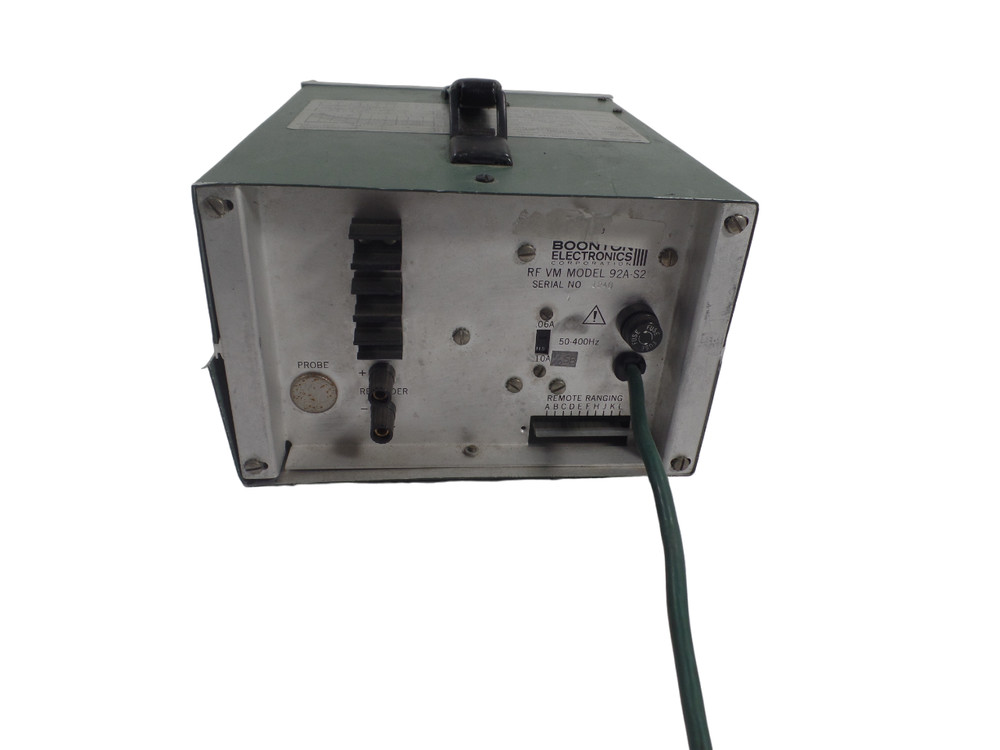 BOONTON ELECTRONICS 92A-S2 RF Millivoltmeter - Free Shipping