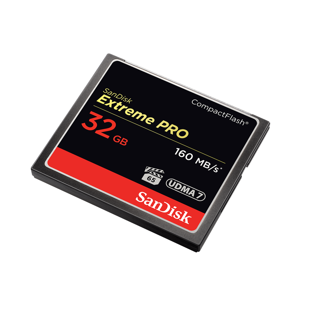 SanDisk 32GB Extreme PRO CompactFlash Memory Card - SDCFXPS-032G-X46