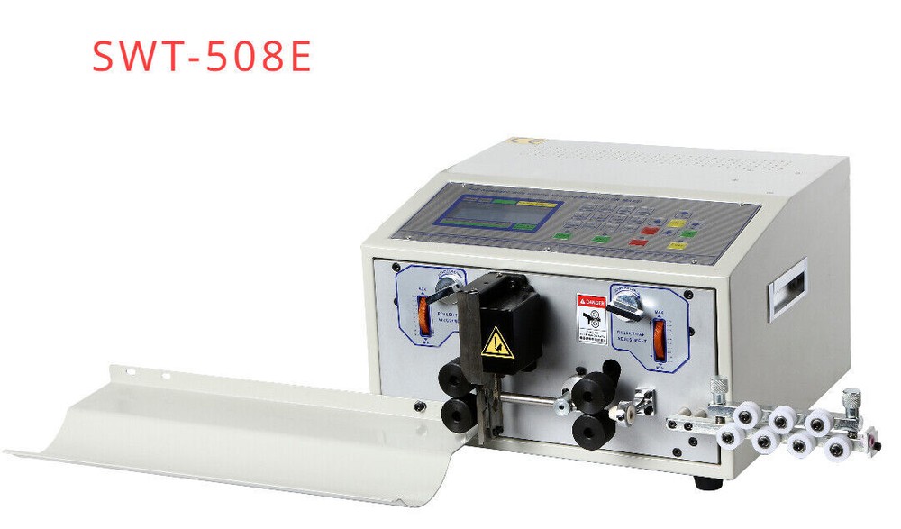 SWT508E Automatic Wire Stripping and Peeling Machine 0.1- 8mm Wire Cutting Crimp