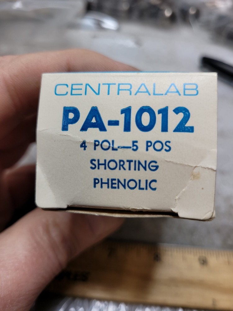 CENTRALAB PA-1012 4 POL 2 POS SHORTING PHENOLIC
