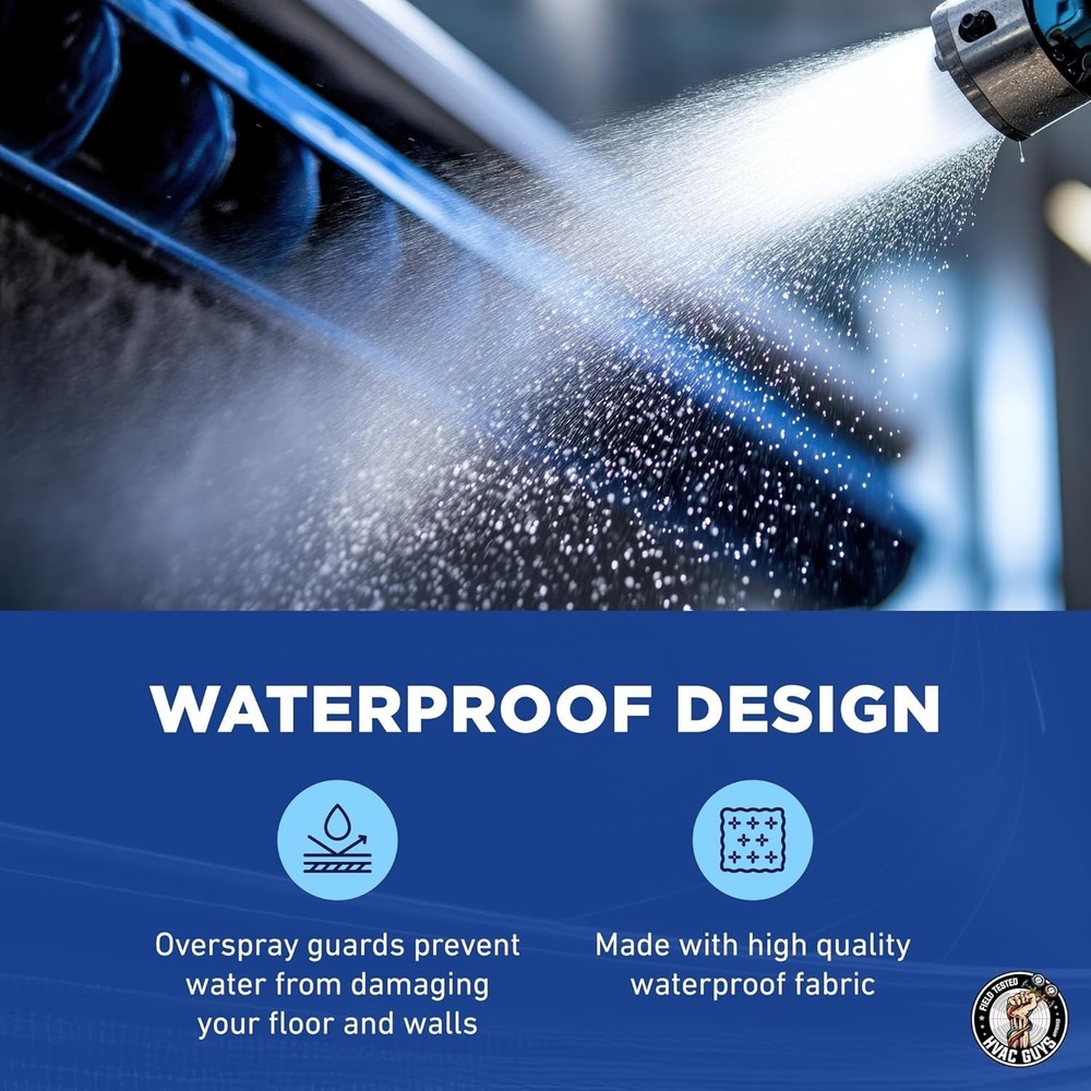 Complete Mini Split AC Cleaning Kit with 360° Waterproof Design & Drain Hose
