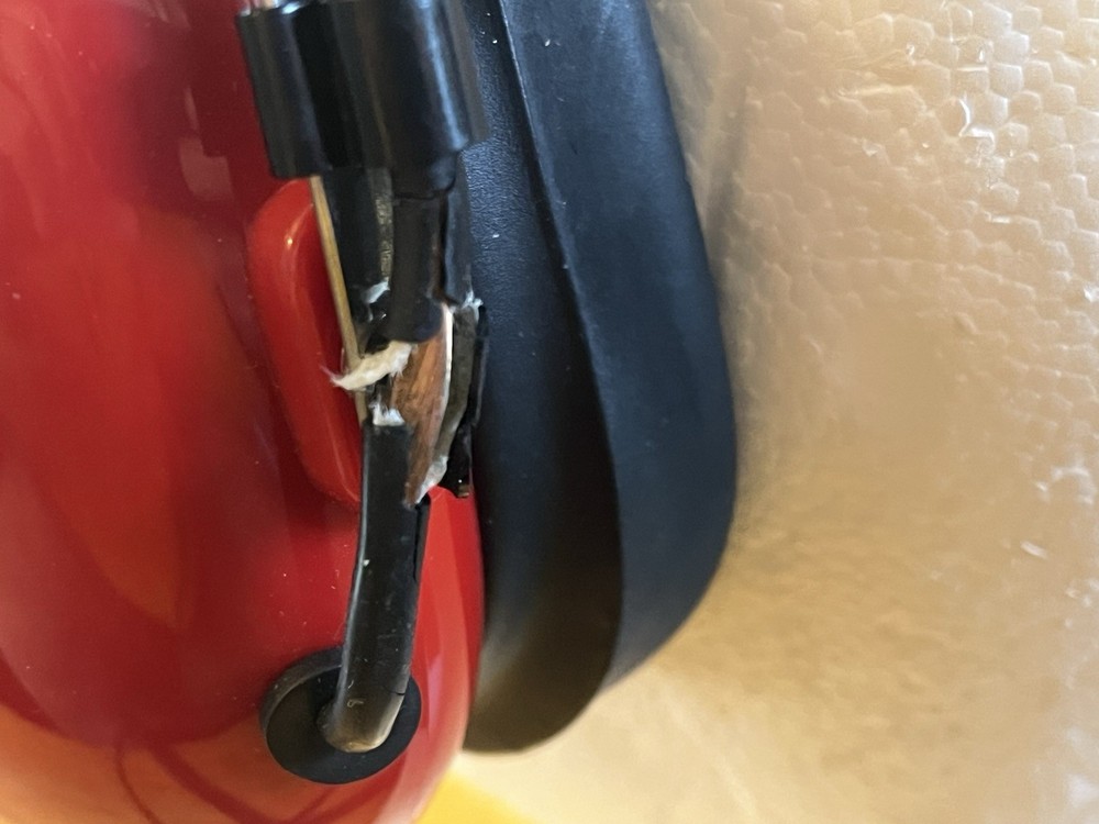 R.E. Racing Electronics Headphones Headset NASCAR Red Untested