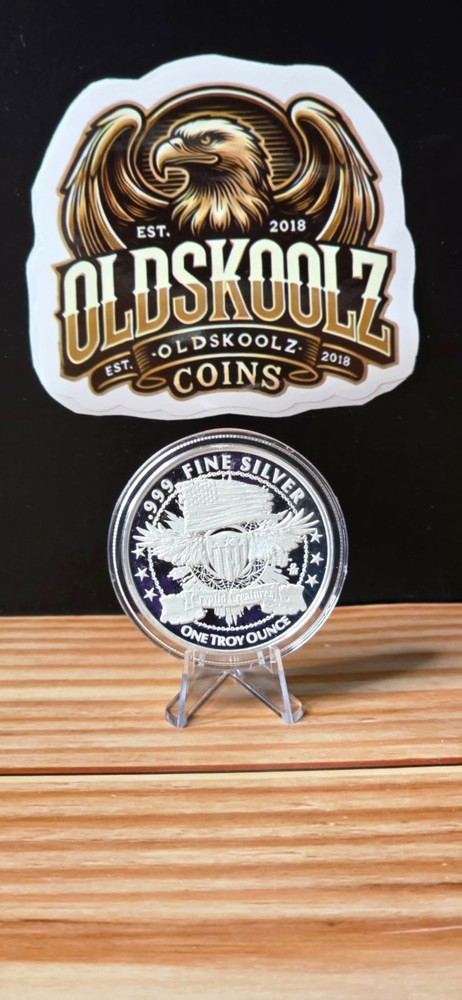 Rogue Island Mint ~ Cryptid Creatures Drop Bear 1 oz .999 Silver Proof ~ COA