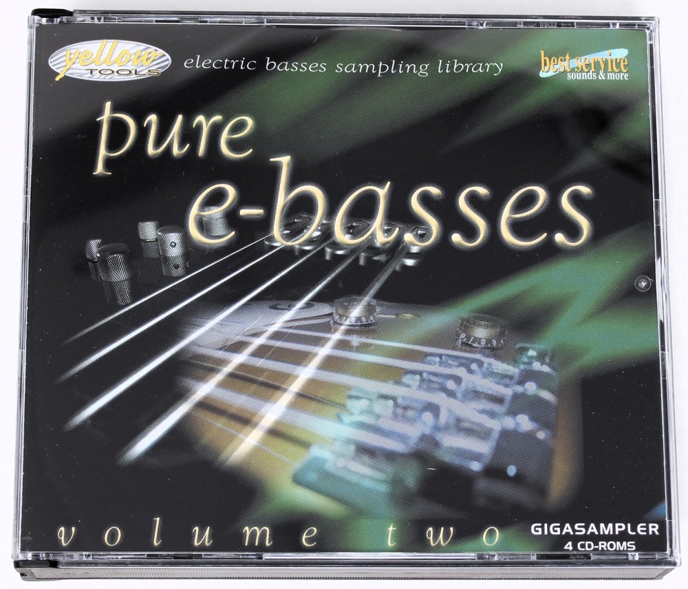 Best Service Pure E-Basses Vol 2 GigaSampler Sample/Sound Library/Sampling 4 CD