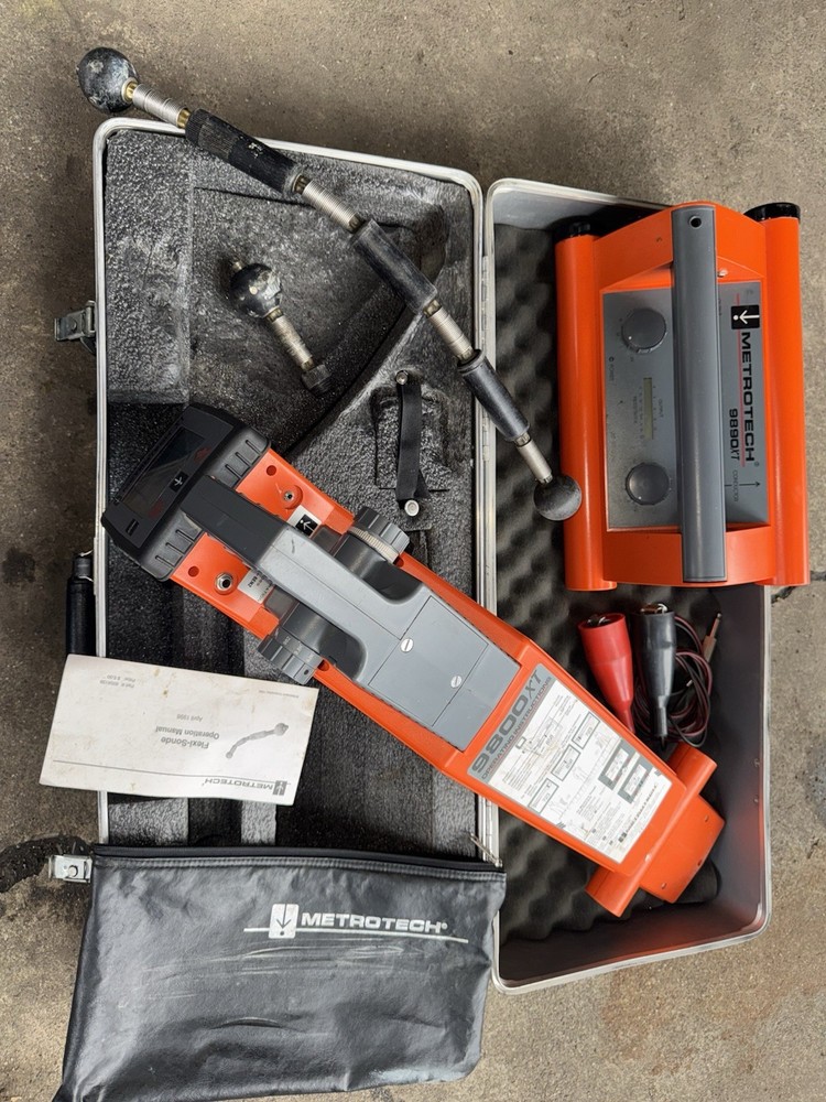 Metrotech 9800xt Underground Pipe Cable Locator System