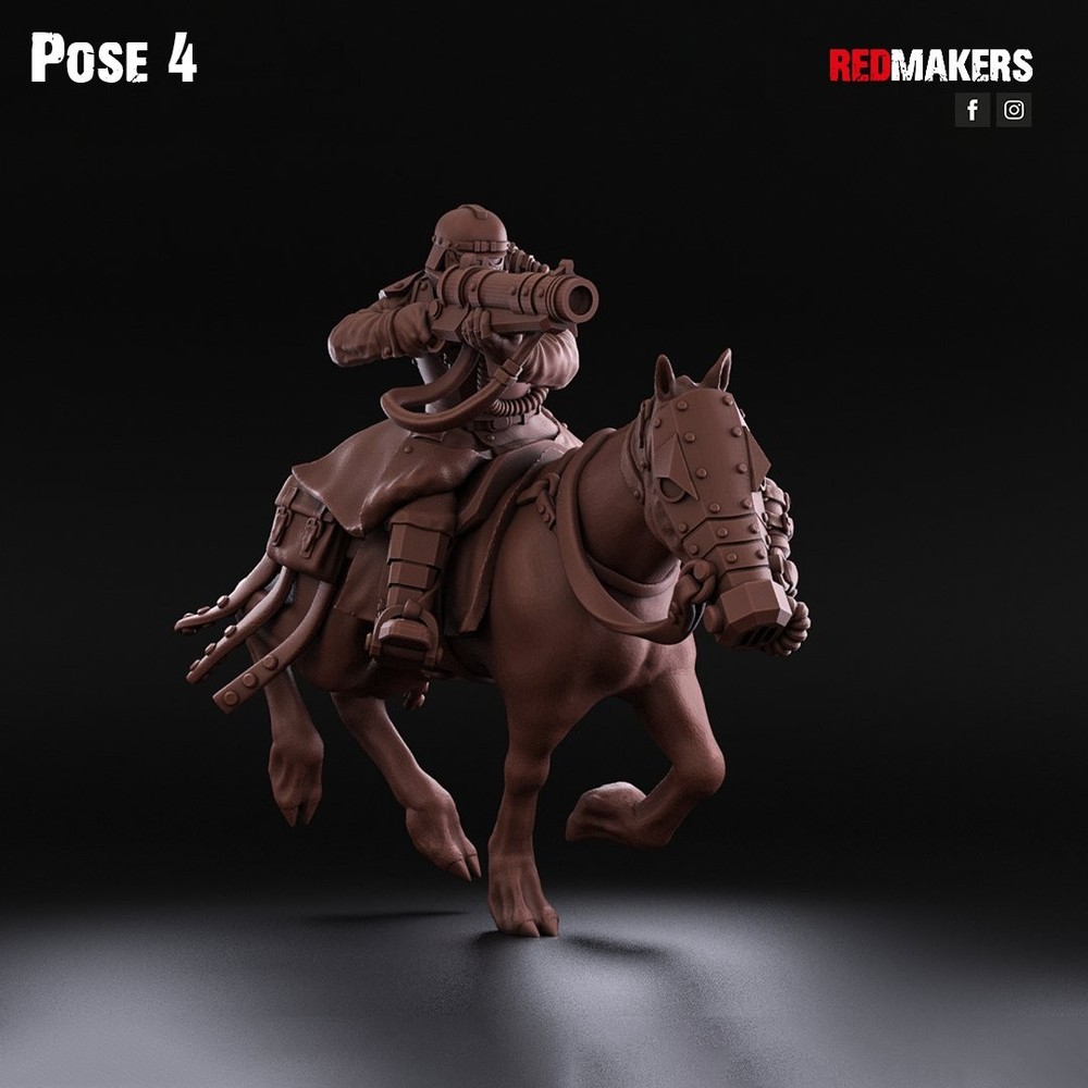 DEATH DIVISION CAVALRY WITH GRENADE LAUNCHER (2U)