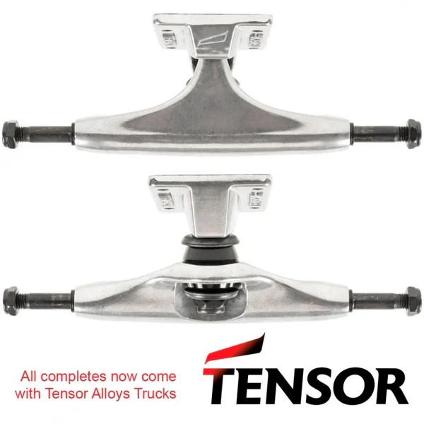 (2-Pack) Darkstar Collapse 7.375" Youth Premium Skateboard + Tensor Trucks