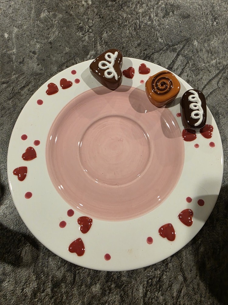 Vintage Ceramic Chocolate Candy Tea Set