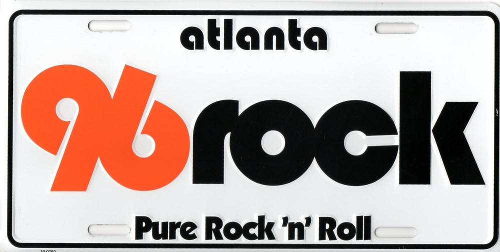 96rock Embossed License Plate Offered By Willard at 96rock