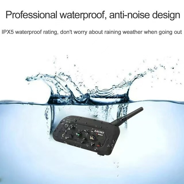 Full Duplex Bluetooth Football Soccer Referee Intercom Headphone Kit 2pcs/Pack