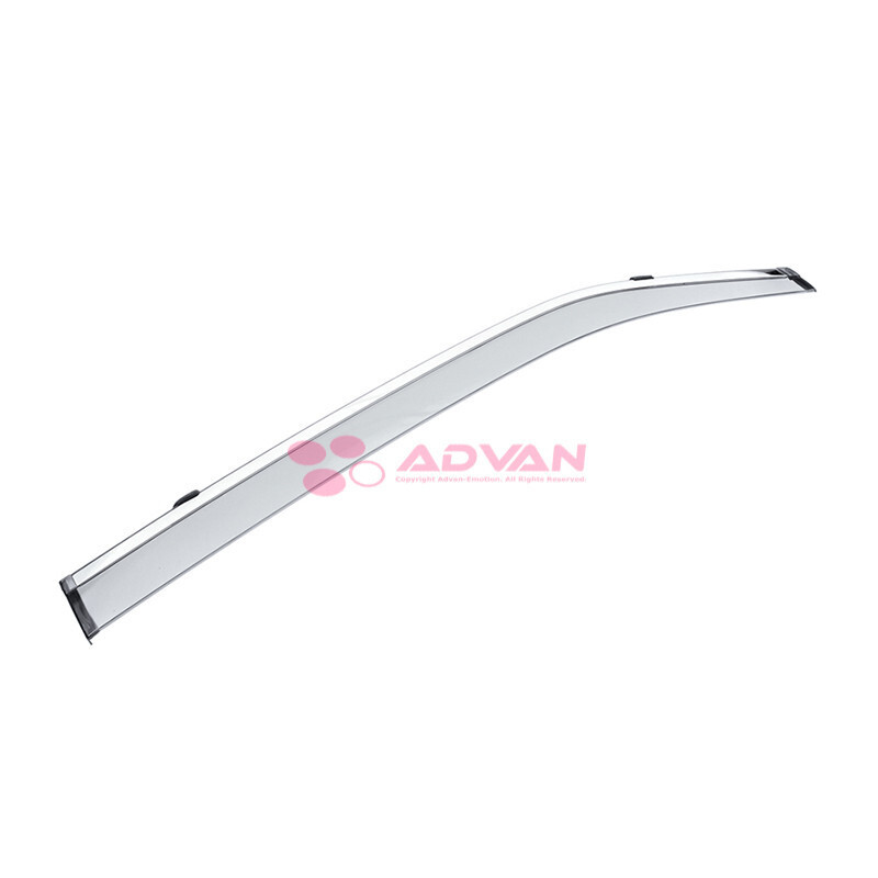 WELLvisors For 2018-2024 Mitsubishi Eclipse Cross Window Visors Chrome Trim