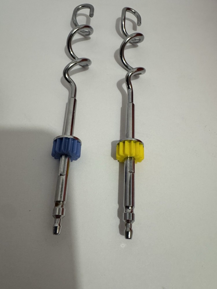 2 Dough Mixer Beater Attachments Blender Corkscrew Shaped Hooks Replacements