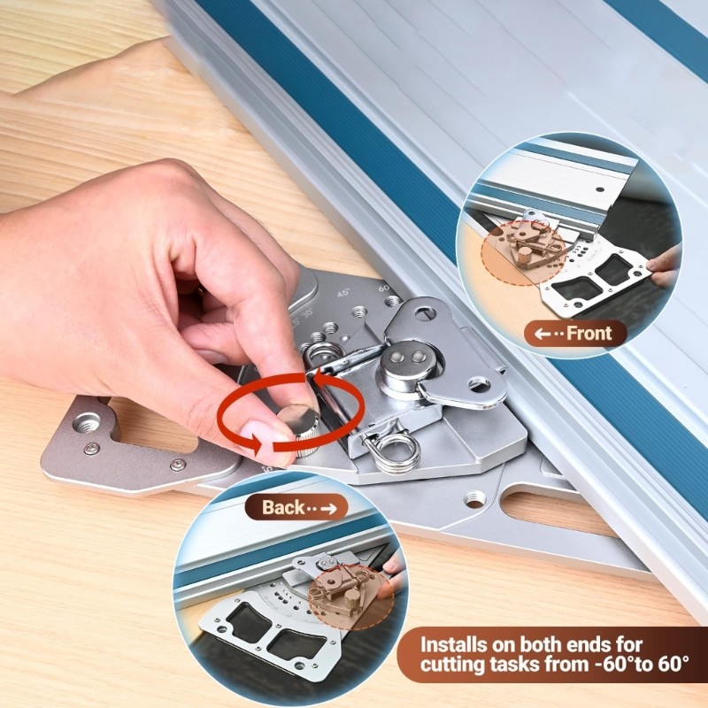 Quick arrange track Guide Angle Jig For Efficient And Precise Woodworking