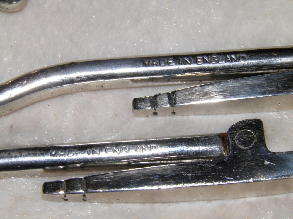 WW1 Military Campaign English Boot Jack & Boot Pulls W/ Button Hook & Hole Punch